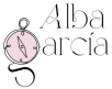 logo alba brújula rosa tras recorte