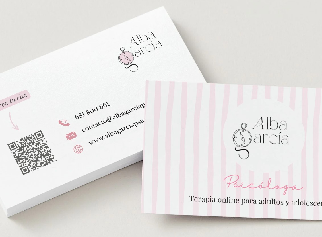 tarjetas psicóloga alba garcia
